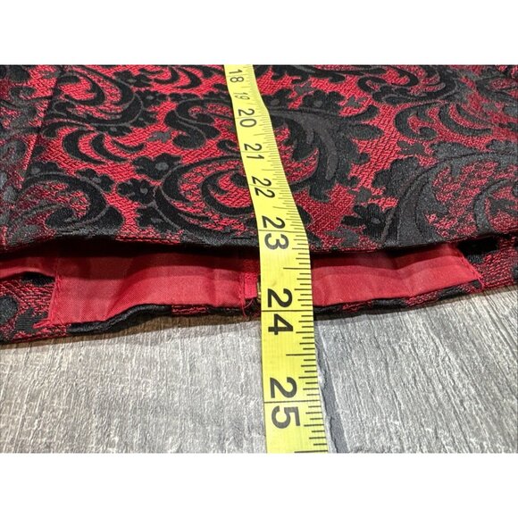 Allison Daley Blazer Suit Jacket Womens 6P Petite Red Romance Zip Up Pockets NEW - Picture 9 of 10